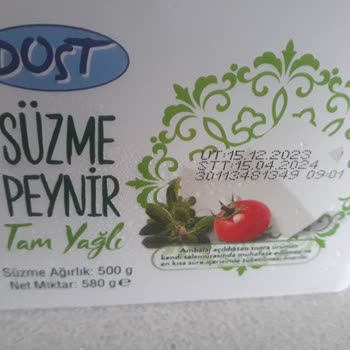 BİM Dost Süzme Peynir