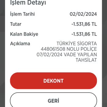 Türkiye Sigorta Turkiye Sigorta Fahiş Prim Tahsilatı