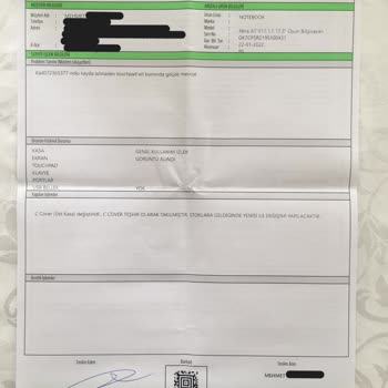 Monster Notebook Notebook Tamiri Sonrası Yaşanan Sorunlar Ve Müşteri Memnuniyetsizliği