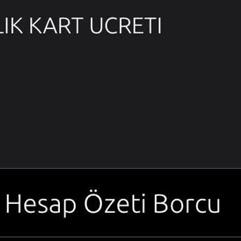 Yapı Kredi Bankası Yıllık Kart Ücreti