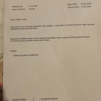 Yeşil Kundura Tamir Ettik Diyor Tamir Edilmeden Geri Gönderiyor