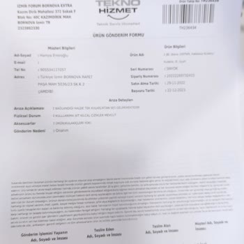 Teknosa Para İadesini Vermiyor