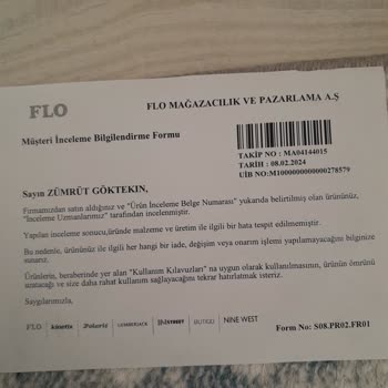 Torex FLO Nigde Kusurlu Ürün Şikayeti
