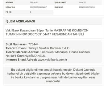 VakıfBank Sözde Kazandıran Tarife