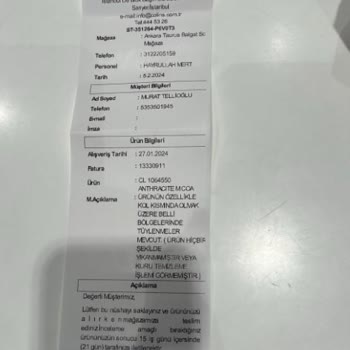 Colin's Ten Satın Aldığım Kaşe Montun Pamuklanma Yapması