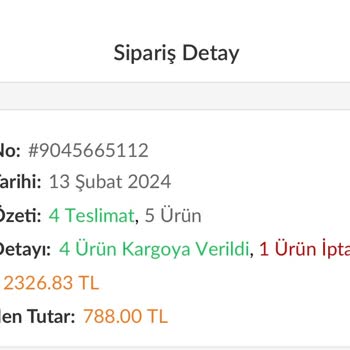 Trendyol'da İptal Edilen Ürünüm Ve Fiyat Farkı Sorunu