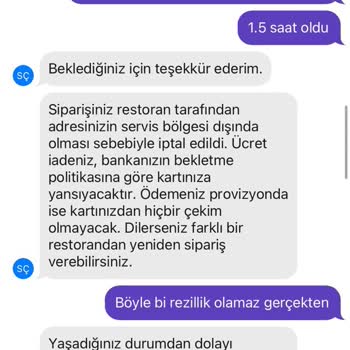 PizzaLazza Yemeğimi Bilerek Getirmedi Hayal Kırıklığı