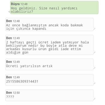 Tefal Ücret İadesi Yapmıyor
