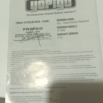 Hepsiburada Yopigo G Power Şarjlı Tıraş Makinesi