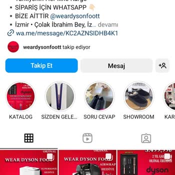 Weardysonfoott (Instagram) Yetkisiz Satıcı