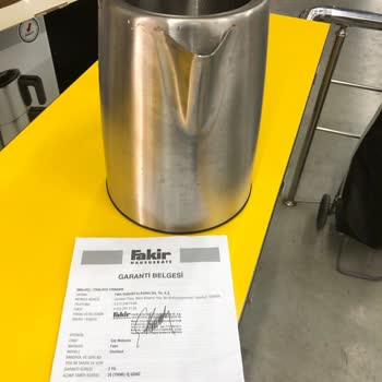 Fakir Ev Aletleri Çelik Çay Makinesinde Küflenme Hayal Kırıklığı