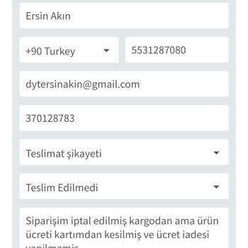 ÇiçekSepeti Kargom İptal Edildi, İade Süreci Başlamadı!