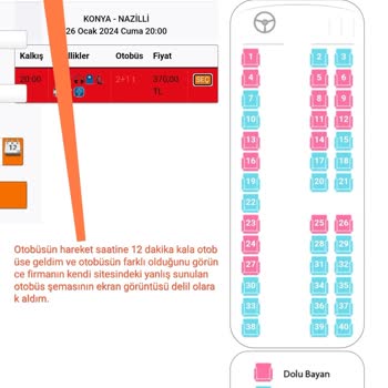 Lüks Aksel Seyahat Biletleme Sistemi Ve Koltuk Mağduriyeti!