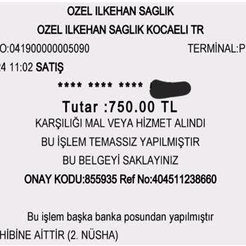 Darıca Özel Hayat Tıp Merkezi (KBB) Hijyen Para Sorunu