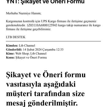 Little Big Ürünüm Halen Teslim Edilmedi.