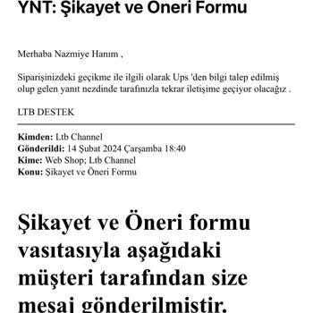 Little Big Ürünüm Halen Teslim Edilmedi.