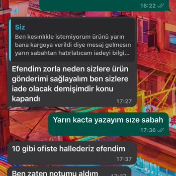 Diddy Butik Sevgililer Günü Siparişim Gecikti Ve İade Sorunu Yaşıyorum