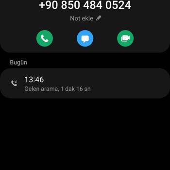 0850 484 05 24 İstenmeyen Arama Ve Kaba Tutum!