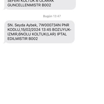 Obilet O. Bilet Buzlu Turizm Habersiz Otobüs Saati Değişikliği