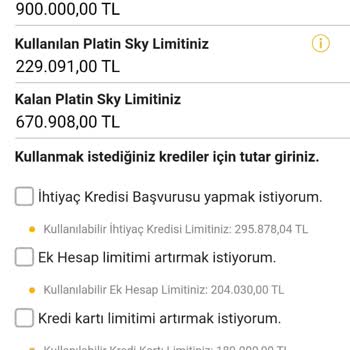 VakıfBank Platin Sky Limiti Kullanamama Sorunu