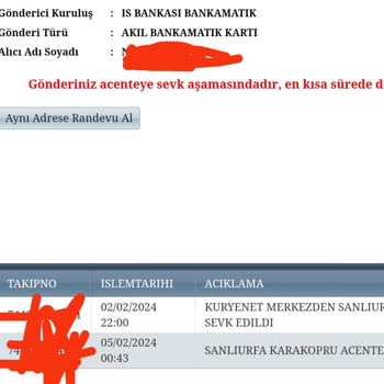 Kuryenet Dağıtılmayan Kart Ve Ulaşılamayan Telefon