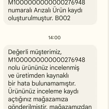 FLO Lumberjack Üretim Hatası