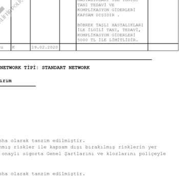 Aveon Böbrek Taşına Muafiyet