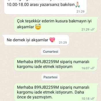 Fine Change Ürünleri İade Edemiyorum