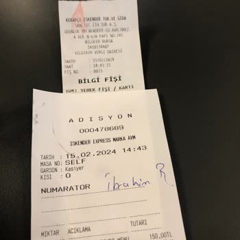 İskender Ekspres Hijyen Dışı Davranış