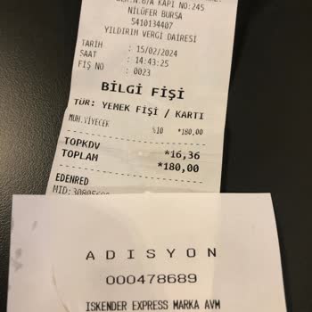 İskender Ekspres Hijyen Dışı Davranış