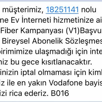 Vodafone İnternet Sözleşme Karmaşası Ve İletişim Sorunları