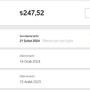 Vodafone Otomatik Taahhütname Geçişi
