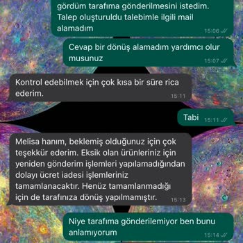 Madame Coco Eksik Kargo İlgisiz Müşteri Temsilcileri