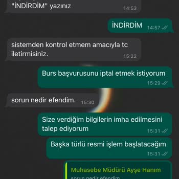 Vehbi Koç Vakfı (Burs Başvurusu) Vakıf Burs Başvurusu İle İlgili Şikayet