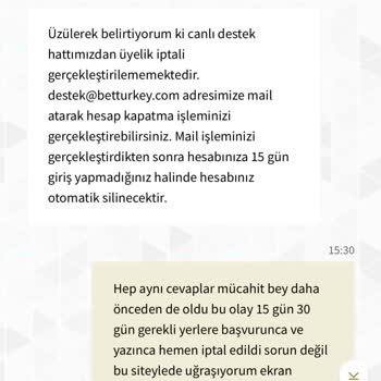 Betturkey.com Mağduriyet! Çözüm Odaksız
