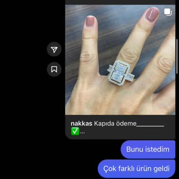 Nakkaş Aksesuar Nakkaş Takı Yanlış Ürün Gönderilmesi
