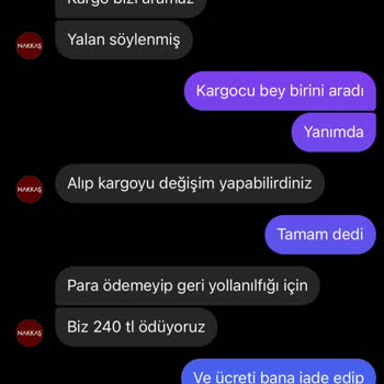 Nakkaş Aksesuar Nakkaş Takı Yanlış Ürün Gönderilmesi