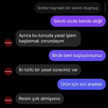Nakkaş Aksesuar Nakkaş Takı Yanlış Ürün Gönderilmesi