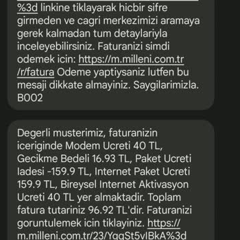 Millenicom Müşteri Hizmetlerine Bağlanılmıyor Ve İptal Talebimi Almıyorlar