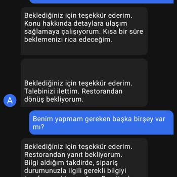 Getir Siparişi İptal Etmiyor
