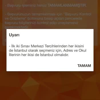 Ösym YKS Başvurusu Lise Okuduğum İli Tercih Olarak Yazdırıyor (mezunum