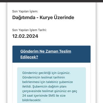 AGT Kurye Gönderiyi Teslim Etmiyor
