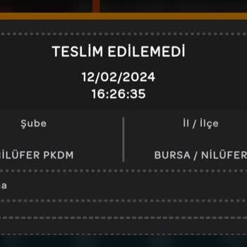 PTT Kargo Kargo Teslimatında Yaşanan Sorunlar Ve İletişim Eksikliği