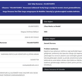 Hepsiburada İade Talebi Süresi Ve İade Durumu Bilgi Talebi Hakkında