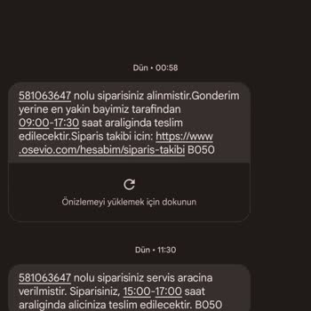 Osevio.com Teslim Edilme Sorunu