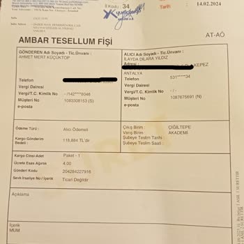 Yurtiçi Kargo Kuryesinin Yaptığı Saygısızlık