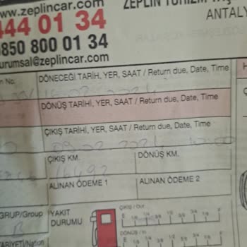 Zeplin Car - Müşteri Memnuniyetinden Uzak Davranış.