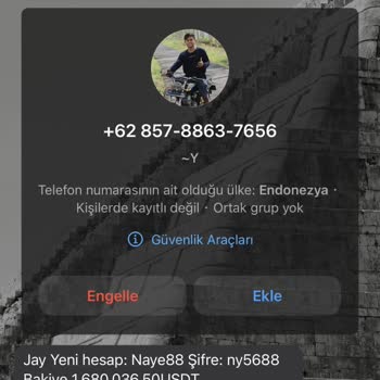 Usdtzer.com WhatsApp Üzerinden Gelen İstenmeyen Mesajla İlgili Şikayetim