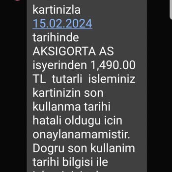 Aksigorta Hayat Sigortası İptalinde Yaşanan Sürekli Kart İşlemi Sorunu