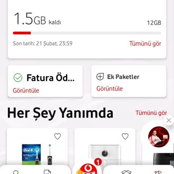 Vodafone Devreden İnternetim Varken, Mevcut Olanı Yiyor